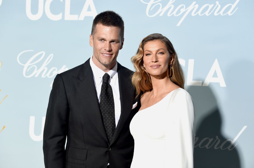 Gisele Bündchen e Tom Brady estão entre os investidores da FTX — Foto: Getty Images 