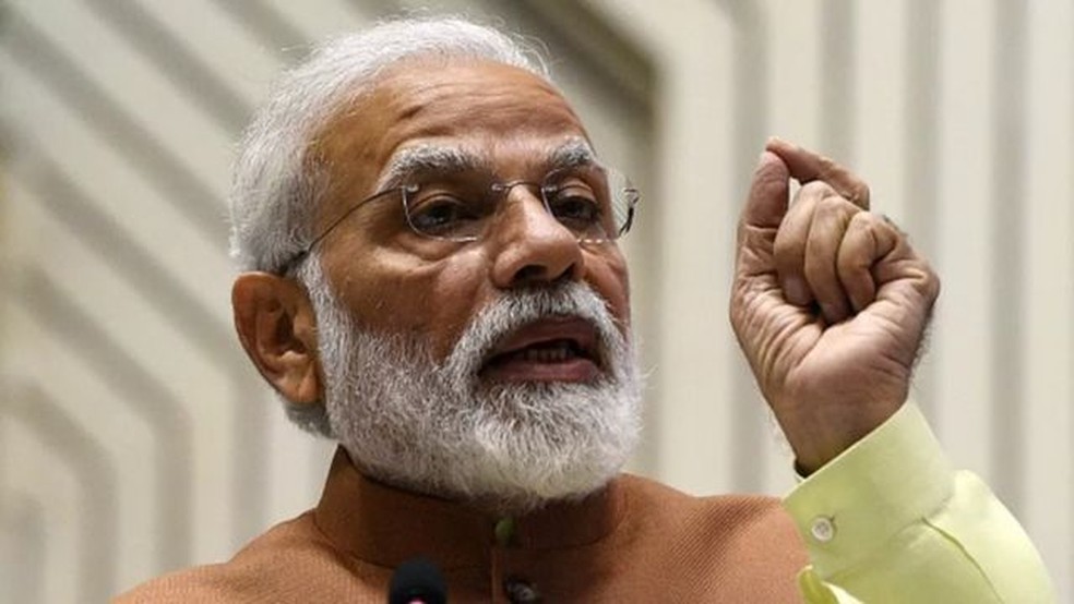O governo do primeiro-ministro Modi anunciou vários incentivos para a fabricação de semicondutores — Foto: Getty Images (via BBC)