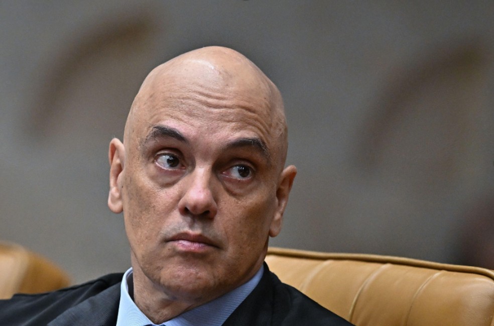 Sanções americanas a Moraes eram uma das pautas mais defendidas por apoiadores de Bolsonaro — Foto: ANDRE BORGES/EPA-EFE/REX/Shutterstock via BBC News