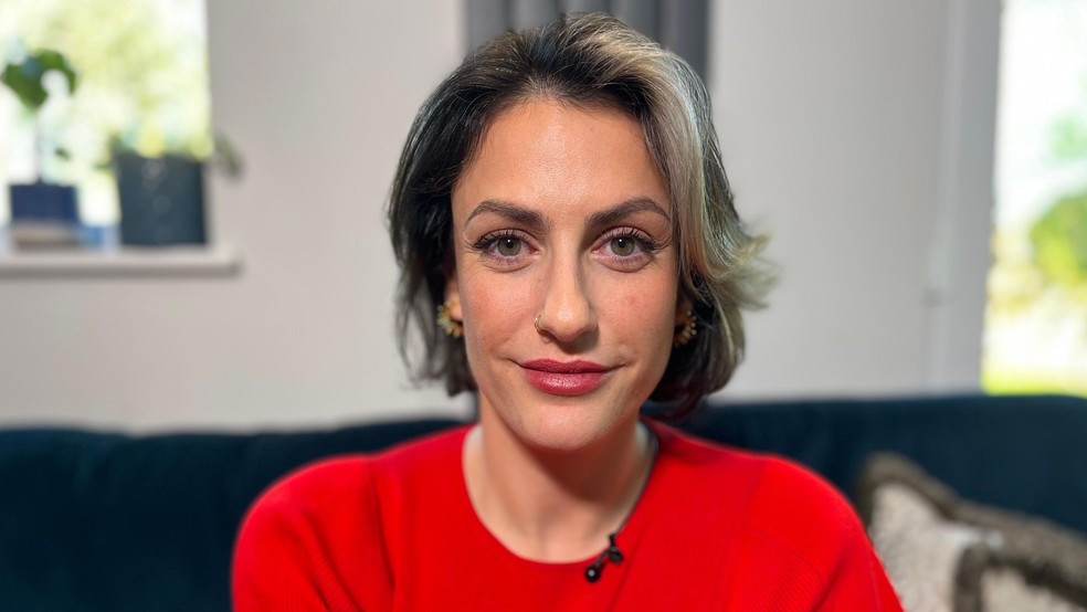 Madelaine Thomas espera que sua empresa de tecnologia impeça que abusadores de imagens íntimas compartilhem fotos sem consentimento — Foto: BBC News fonte