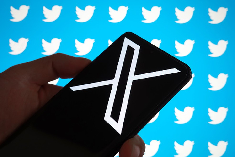 X, o novo nome do Twitter — Foto: Getty Images