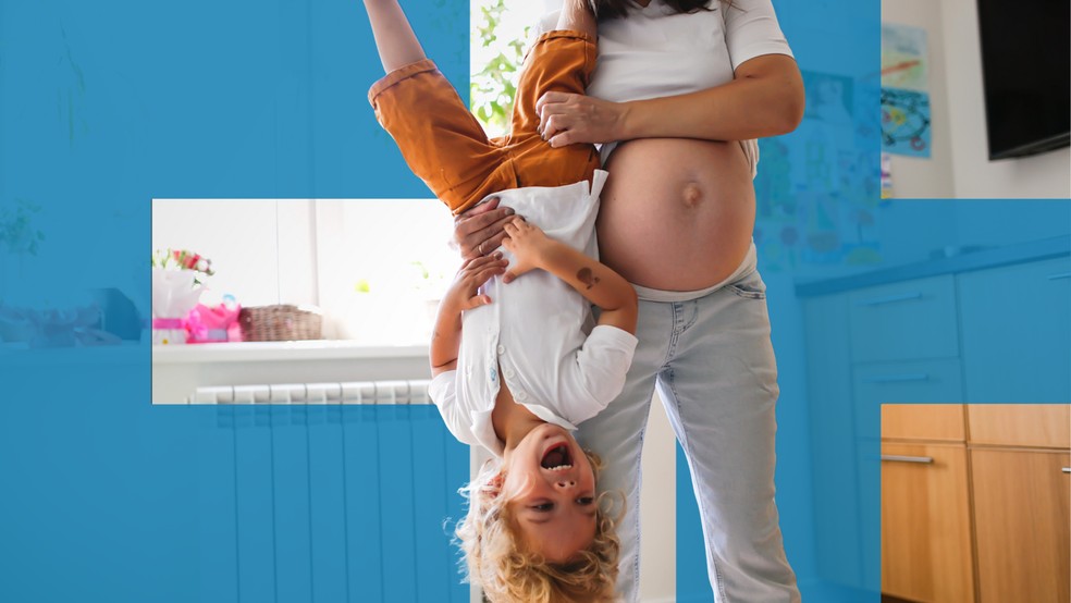 Exames de imagem cerebral mostraram que mulheres na segunda gestação apresentam alterações em redes do cérebro ligadas ao controle da atenção — Foto: BBC News fonte
