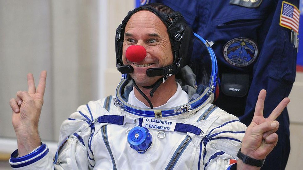 Guy Laliberté foi o primeiro turista espacial do Canadá em 2009 — Foto: BBC News fonte