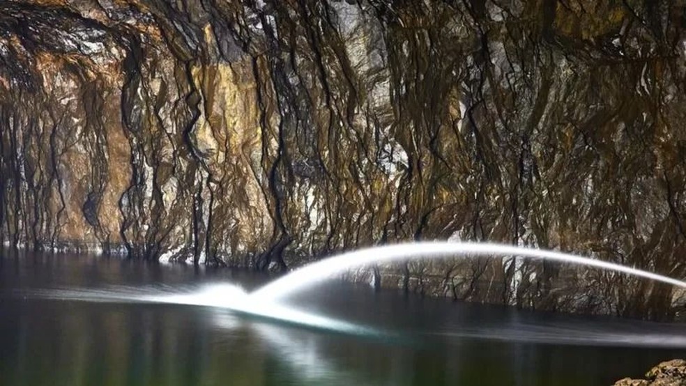 As cavernas e antigas minas europeias podem ser transformadas em usinas energéticas — Foto: MÄLARENERGI/VIA BBC