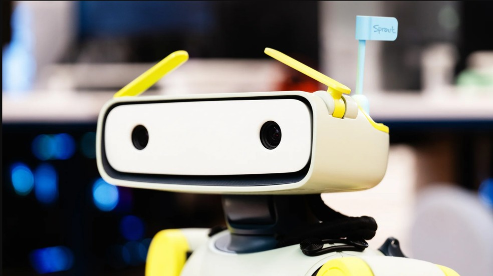 O Sprout foi programado para interagir com humanos de maneira amigável — Foto: Divulgação