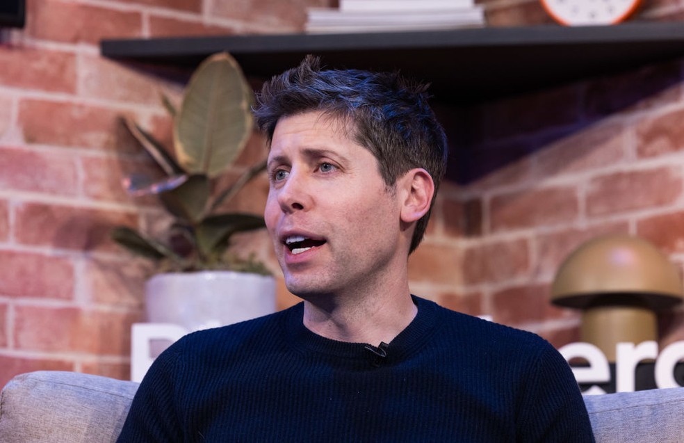 Sam Altman, cofundador e CEO da OpenAI, desenvolvedora do ChatGPT — Foto: Getty Images