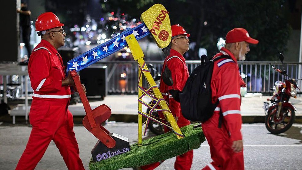 A legislação venezuelana limitava a participação privada no setor petrolífero — Foto: BBC News fonte