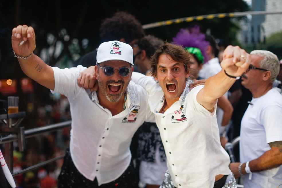 Ale Youssef e Ale Natacci, fundadores do bloco Acadêmicos do Baixo Augusta — Foto: Divulgação