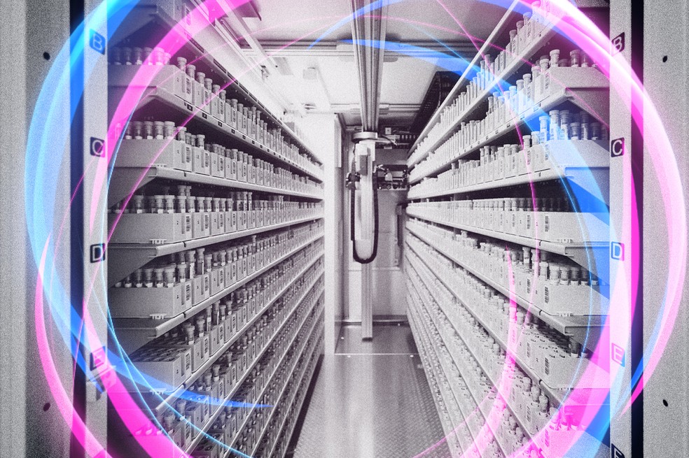 Núcleo Técnico Operacional do Grupo Sabin em Brasília aumenta produtividade em 20% com automação — Foto: Divulgação/Arte Época NEGÓCIOS