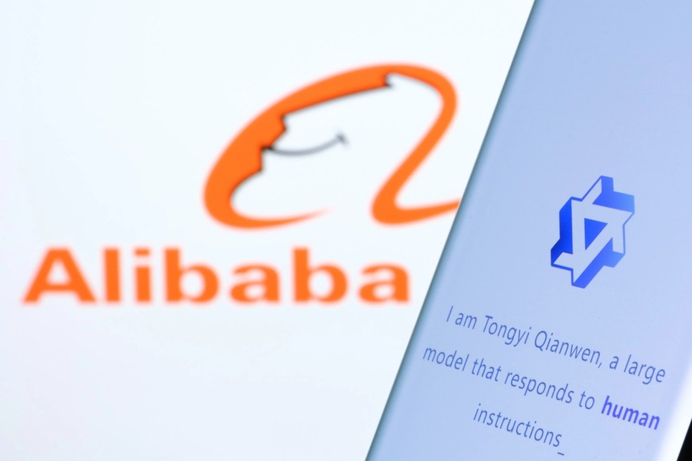 Modelo de inteligência artificial do grupo chinês Alibaba, Tongyi Qianwen — Foto: Shutterstock