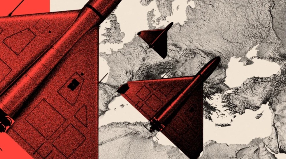 Drones hoje são parte essencial da guerra moderna, mas não se limitam ao campo de batalha — Foto: BBC