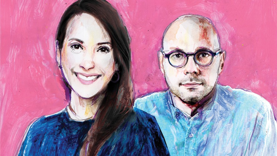 Erica Menezes, head de corporate venture capital da Eurofarma, conversa com Daniel Chalfon, sócio do fundo de Venture capital Astella