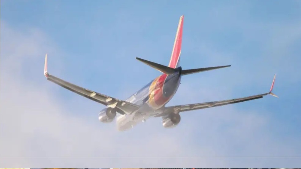 Incidentes de turbulência estão aumentando como resultado das mudanças climáticas causadas pela ação humana — Foto: Getty Images/BBC