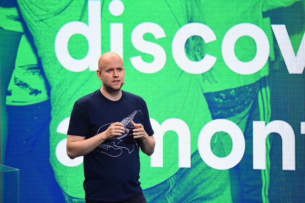 Daniel Ek, presidente-executivo do Spotify — Foto: Michael Loccisano/Getty Images for Spotify