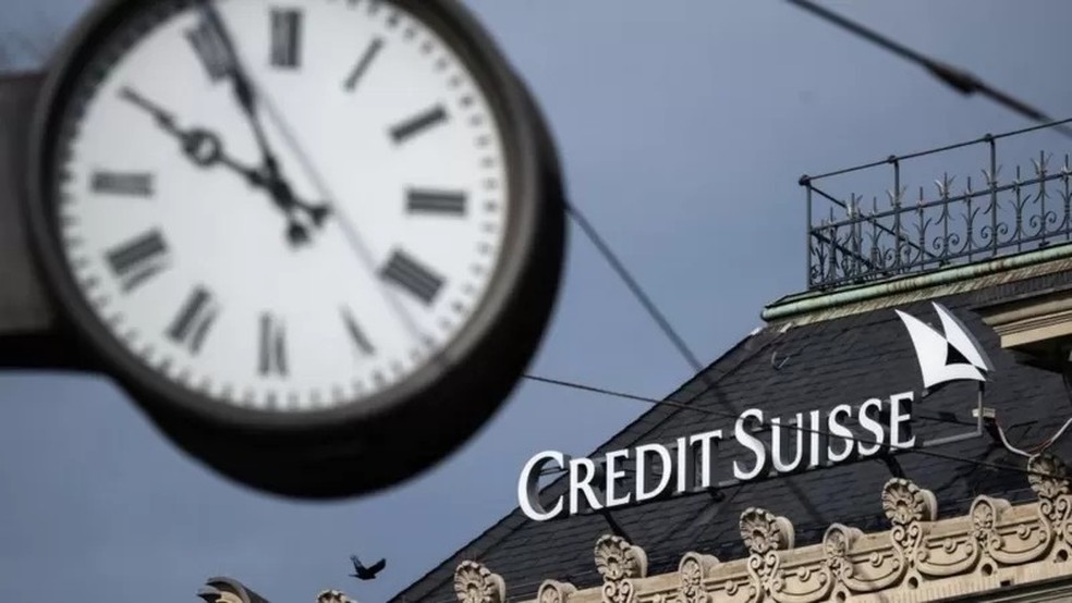 Fundado em 1856, o banco foi comprado pelo rival e conterrâneo UBS com o apoio da Suíça — Foto: GETTY IMAGES via BBC