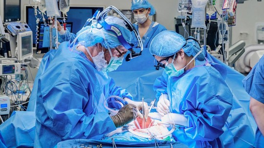 Médicos realizam 1º transplante de rim e de válvula cardíaca de porco para humano