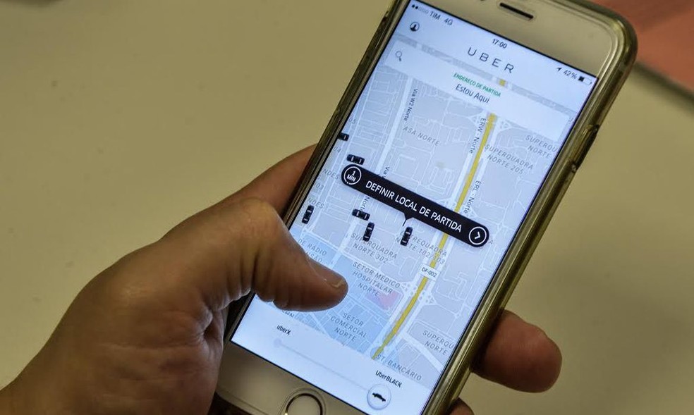 A Uber passará a aceitar o Nupay - serviço de pagamento para clientes do Nubank - como opção de pagamento para viagens — Foto: Marcello Casal Jr/Agência Brasil
