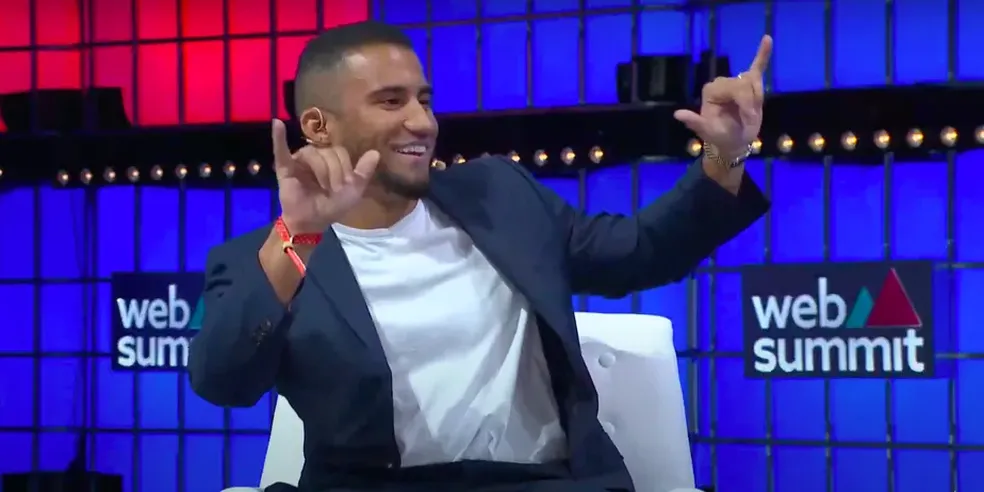 KondZilla no palco do Web Summit, em Lisboa — Foto: Divulgação