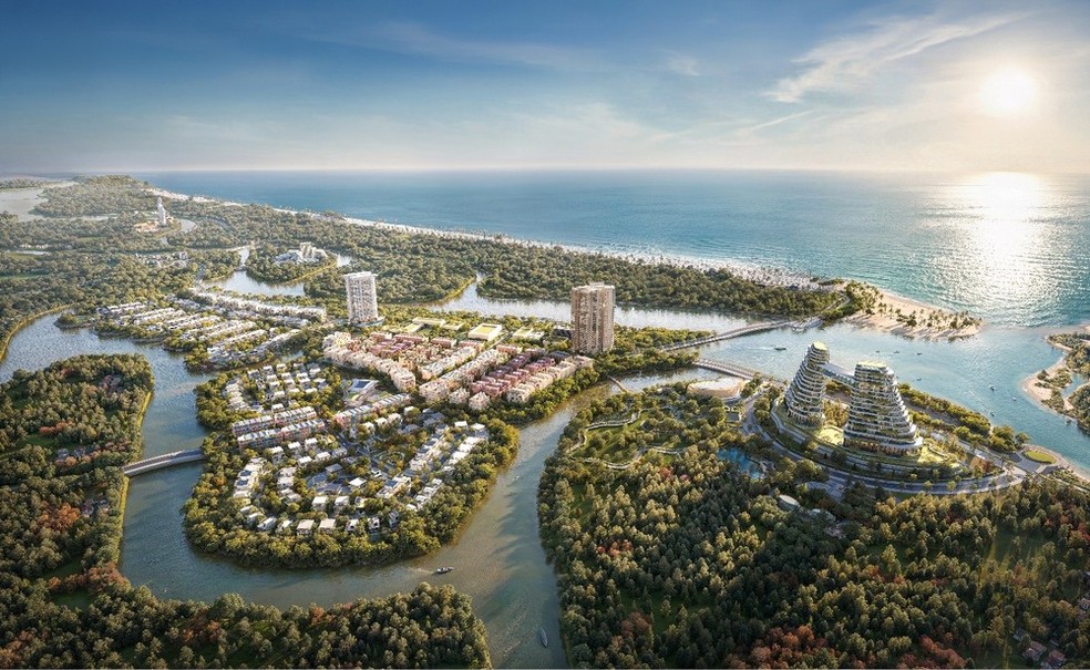 O Coastal Quang Ngai, empreendimento imobiliário no Vietnã — Foto: Divulgação / Haus