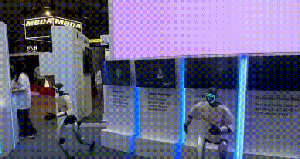 Rob&ocirc;s t&ecirc;m comportamento inesperado e quebram TVs durante feira de tecnologia em Paris