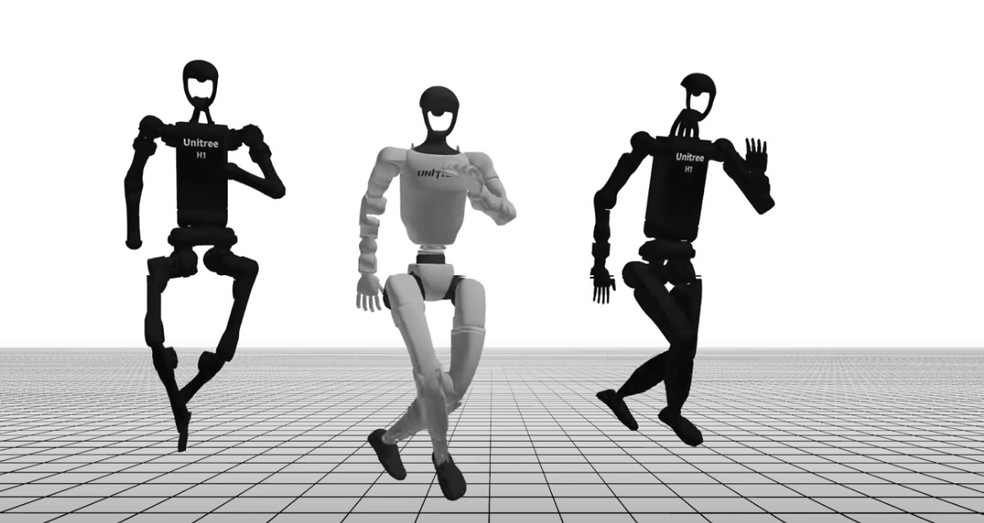 Robôs da empresa chinesa Unitree Robotics — Foto: Divulgação