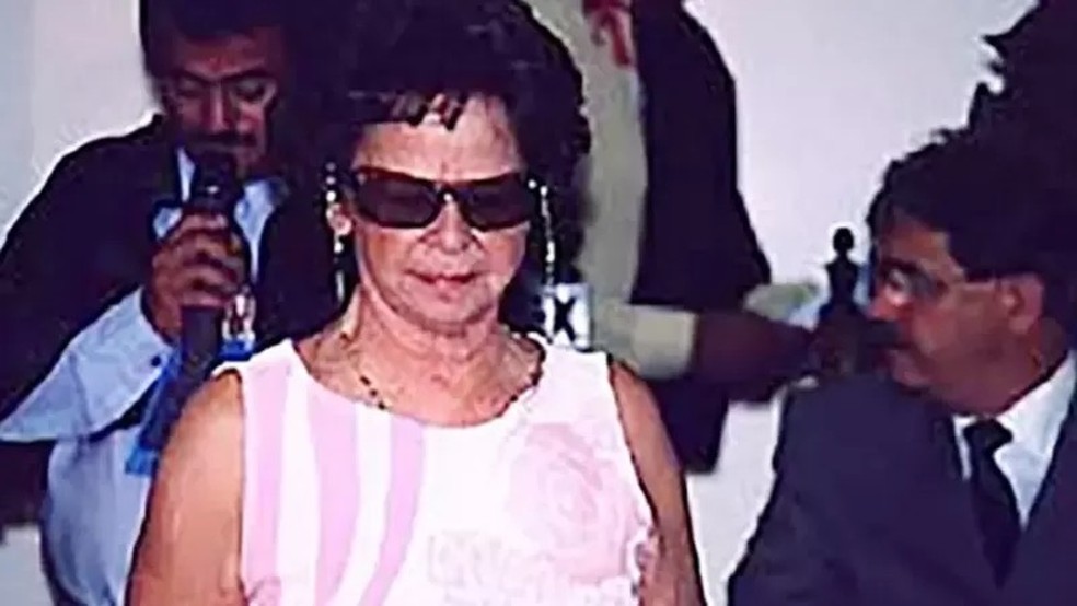 Valentina de Andrade, que morreu no início deste ano, foi um caso raro de líder de seita do gênero feminino — Foto: HANDOUT via BBC