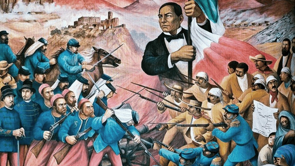 Sob o comando de Napoleão 3º, os franceses invadiram o México em 1862 — episódio está na origem do nome 'América Latina', no século 19 — Foto: BBC News fonte