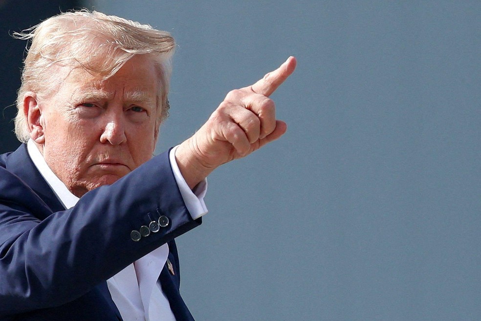 Trump criticou o processo contra Bolsonaro conduzido por Moraes — Foto: BBC News fonte