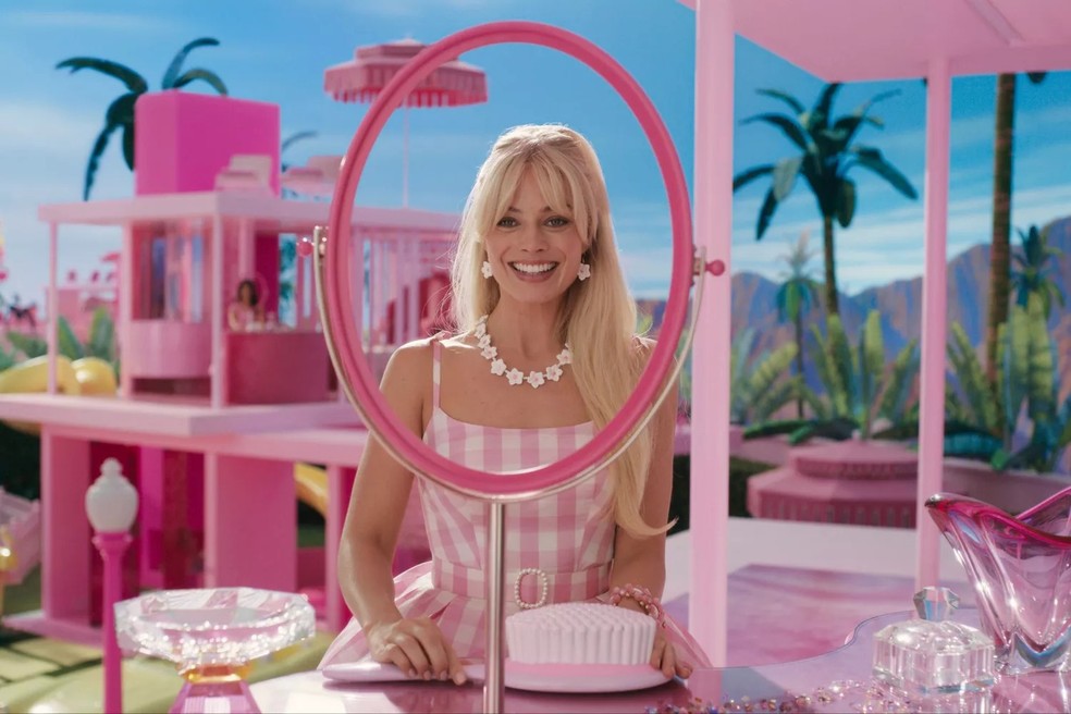 Margot Robbie é a protagonista de "Barbie" — Foto: Divulgação