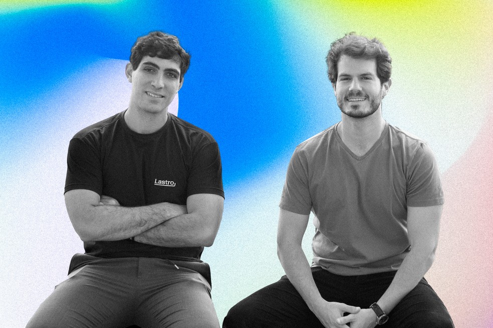 José Thomaz Pereira e Allan Paladino, cofundadores da Lastro — Foto: Divulgação/Arte Época NEGÓCIOS