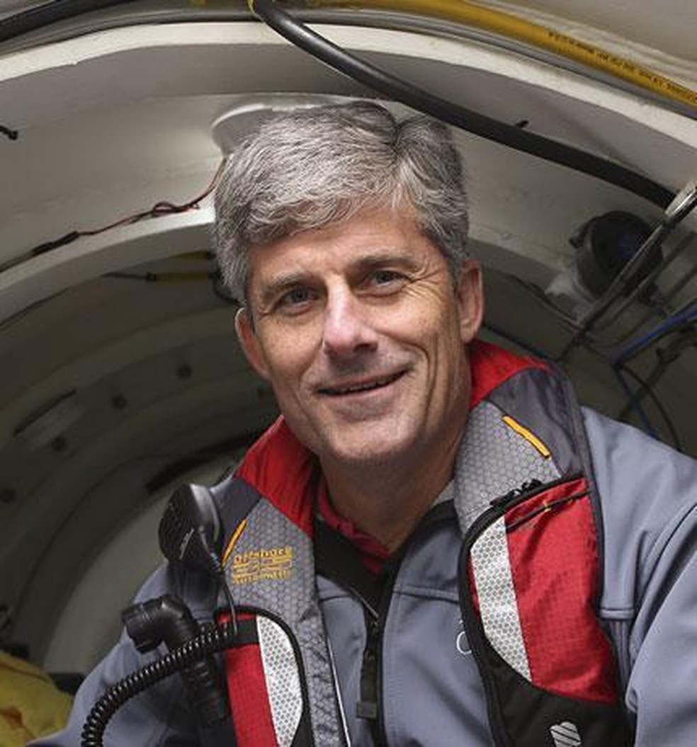 Stockton Rush é fundador e presidente da OceanGate Expeditions — Foto: OCEANGATE/VIA BBC