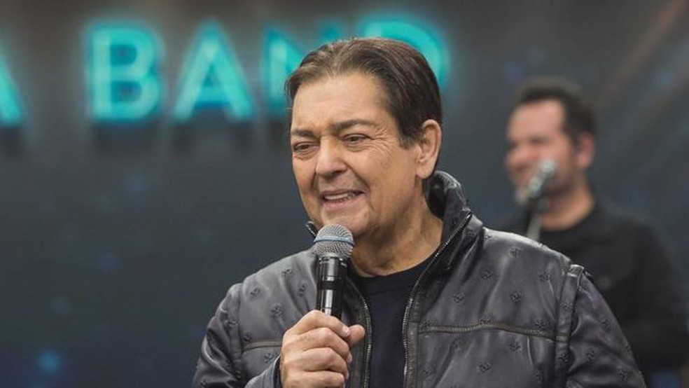 O apresentador Fausto Silva, o Faustão, entrou na fila de espera por um transplante de coração — Foto: RENATO PIZZUTTO/BAND