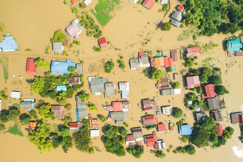 Eventos extremos causados pelas mudanças climáticas são cada vez mais frequentes — Foto: Getty Images