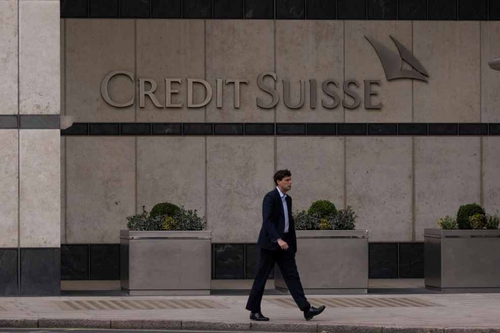 Credit Suisse pode registrar "perdas substanciais" no 2º semestre — Foto: Getty Images