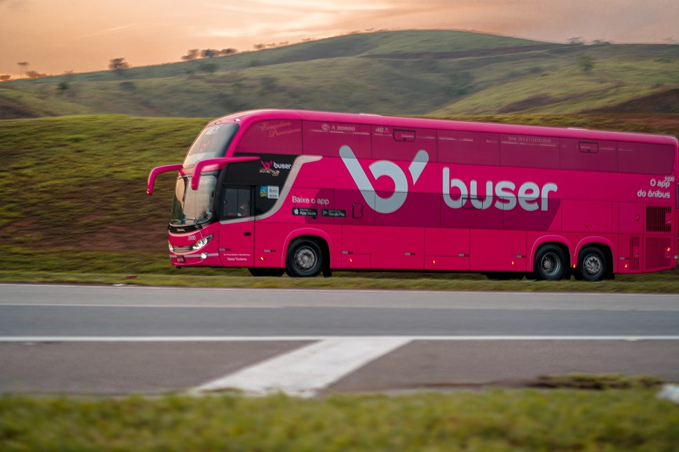 STF se mostra favorável aos serviço de transporte coletivo terrestre de passageiros sem necessidade licitação prévia, como Buser. — Foto: Divulgação Buser