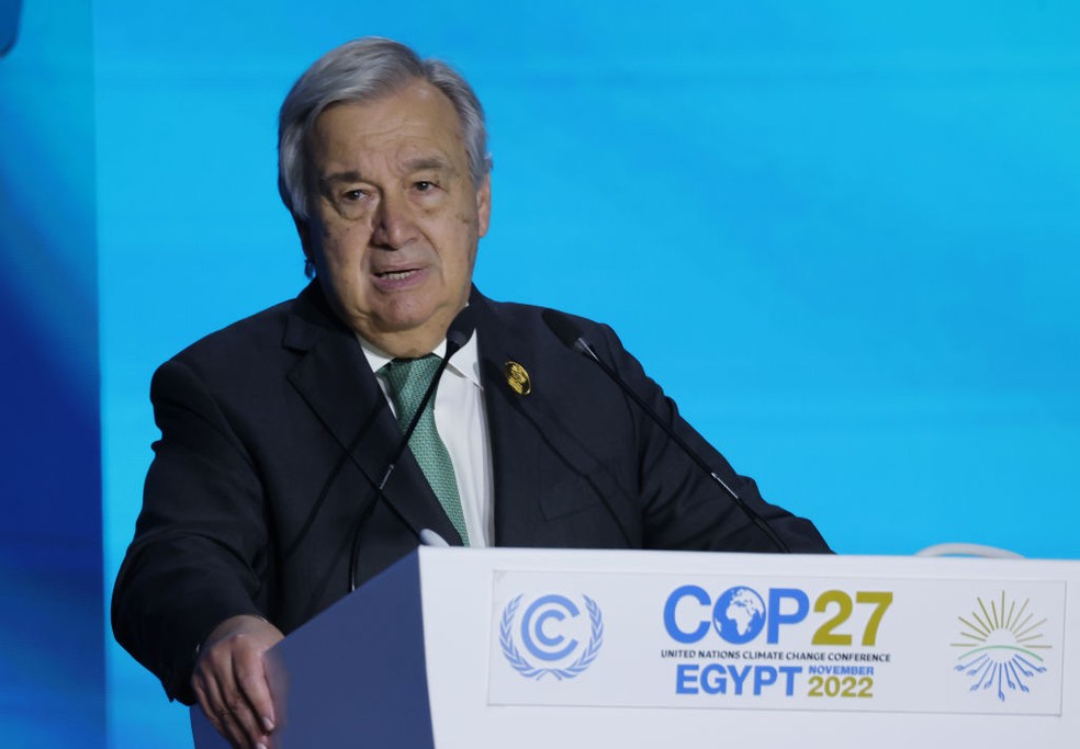 O secretário-geral da Organização das Nações Unidas, António Guterres — Foto: Getty Images