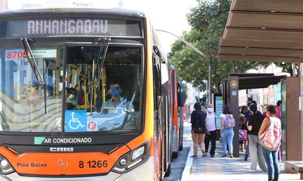 Segundo dados da Associação Nacional das Empresas de Transporte Urbano (NTU), 28% dos brasileiros usam o transporte público — Foto: Rovena Rosa/Agência Brasil