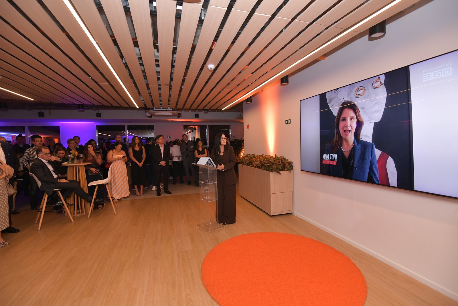 A CEO da COP 30, Ana Toni, trouxe uma mensagem exclusiva aos presentes no evento — Foto: Flavio Santana