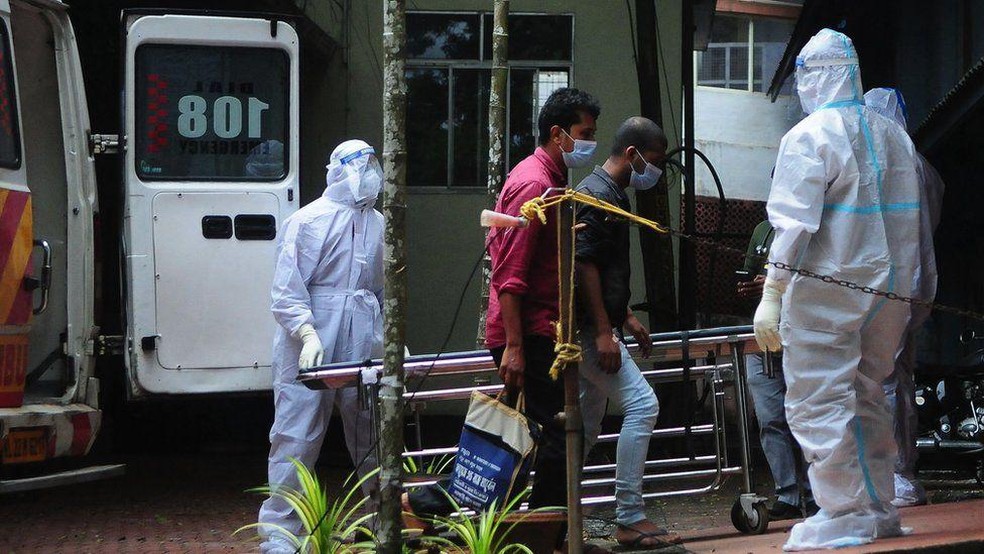 Estado indiano de Kerala viveu surto de Nipah em setembro de 2023 — Foto: BBC News fonte