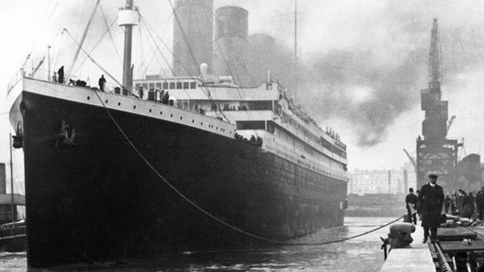 Mais de 1, 5 mil pessoas morreram quando o Titanic afundou em 1912 — Foto: GETTY IMAGES via BBC