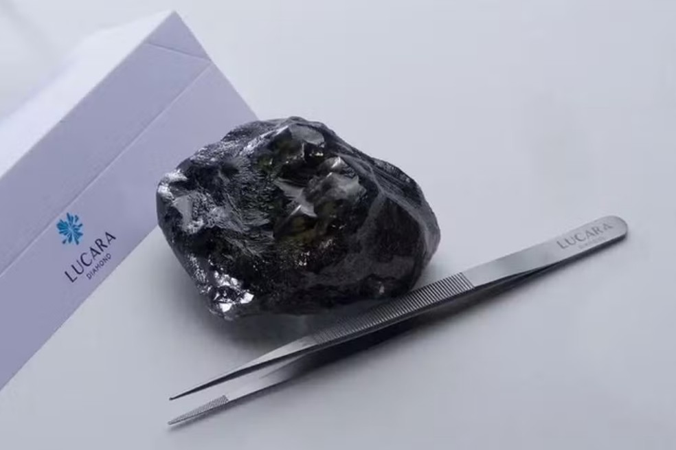 Sewelô, encontrada em 2019 — Foto: Reprodução/Lucara Diamonds