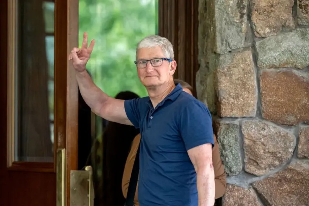 Tim Cook, diretor executivo da Apple — Foto: Getty Images (via BBC)