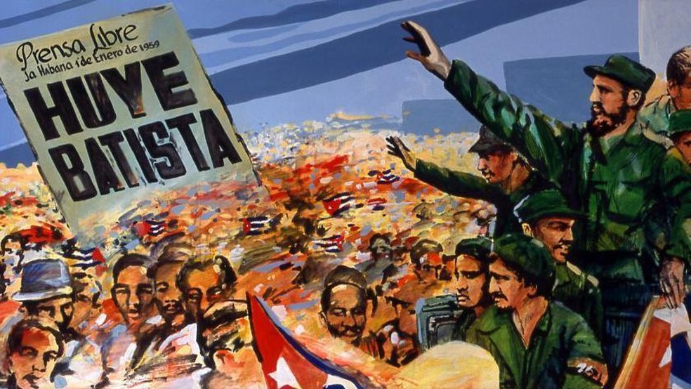 Em 1958, a revolução havia se estendido por toda a ilha, culminando com a queda de Havana no início de 1959 — Foto: BBC News fonte