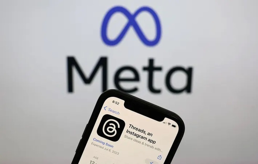 Threads, novo app da Meta, foi lançado nessa última quarta-feira (5) — Foto: Getty Images