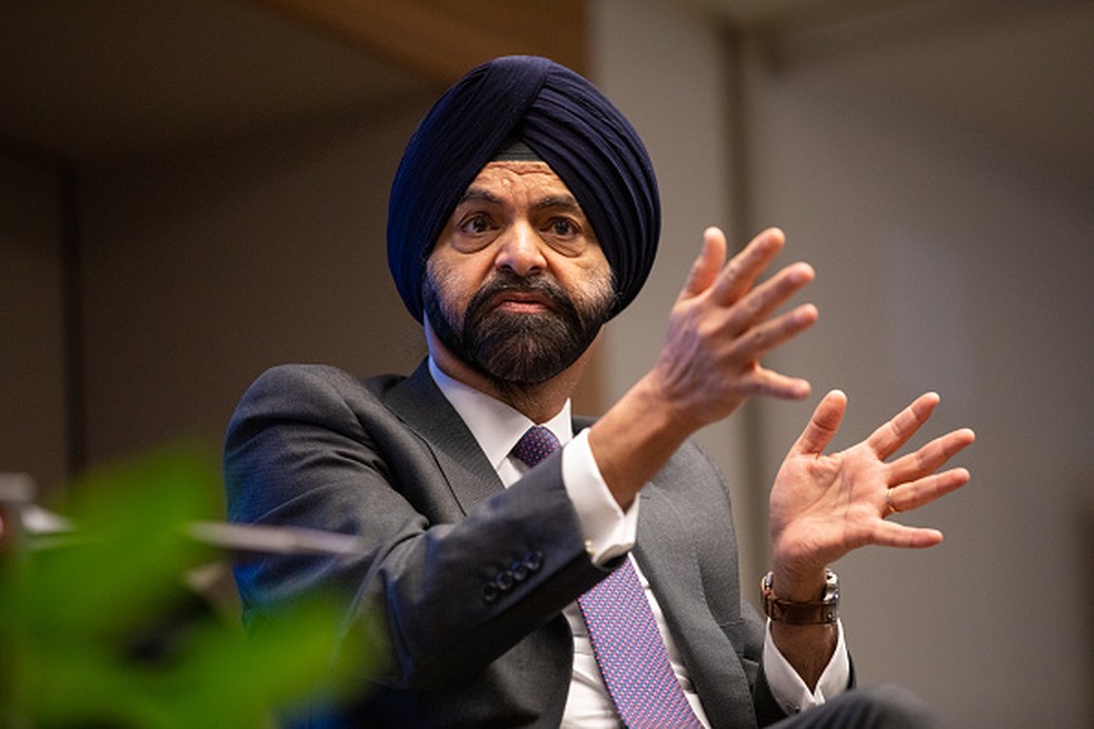 Ajay Banga, presidente do Banco Mundial — Foto: Getty Images
