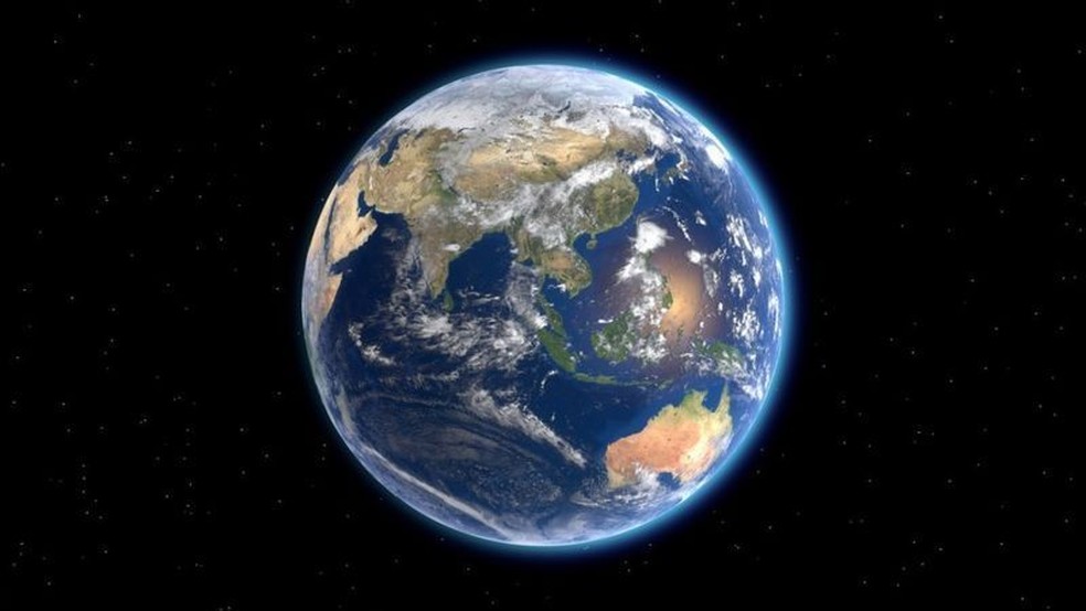 A Terra vista do espaço — Foto: GETTY IMAGES/VIA BBC