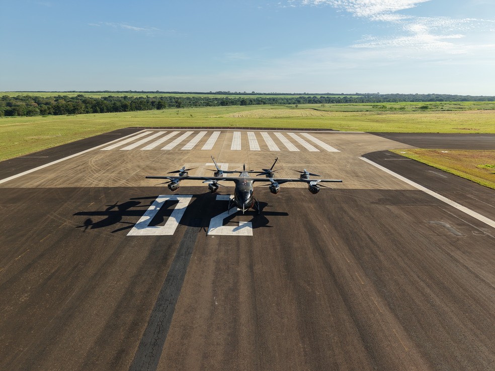 Evtol da Eve, empresa ligada a Embraer — Foto: Divulgação