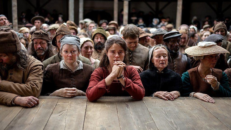 Jessie Buckley em Hamnet: A Vida Antes de Hamlet: interpretação 'vibrante e comovente' — Foto: BBC News fonte
