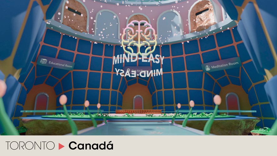 A startup Mind-Easy, que desenvolveu uma plataforma de realidade virtual voltada a minorias carentes de orientação para superar problemas emocionais