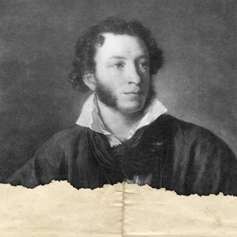 O poeta, escritor e dramaturgo russo Alexandre Pushkin também tem tido sua origem negra resgatada — Foto: BBC News fonte